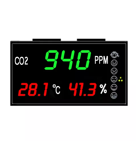 DMB03 3-in-1 Multifunction CO2 Indoor Air Quality Large LED Display / Monitor / Indicator